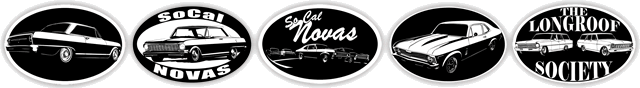 Nova Stickers, Chevy II Stickers, Decals, Wagon, Longroof Chevy
