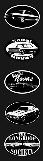 nova chevy II stickers decals wagon